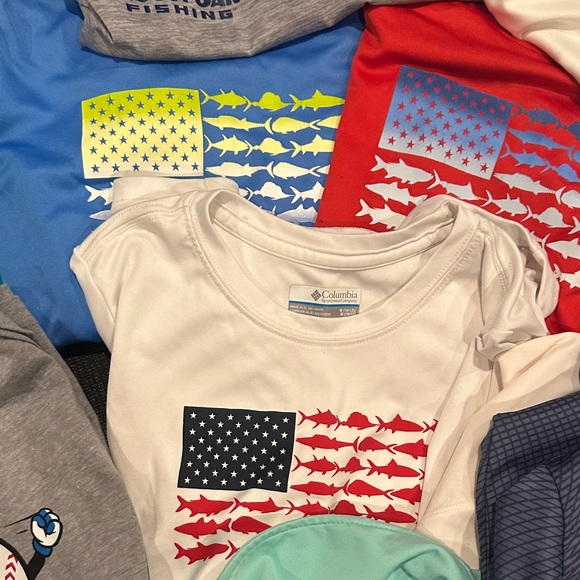 Boys Size 10/12 T Shirt and Polo Lot Under Amour, Columbia, Nautica - Picture 3 of 7